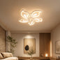 Lustra LED cu telecomanda GLORIOSA, 150W, 5 Petale, lumina Rece/Calda/Neutra, Dimabila, Alb