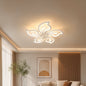 Lustra LED cu Telecomanda LILY 5 Elemente Lumina Rece/Calda/Neutra 66W Dimabila Alb