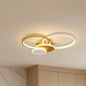 Lustra LED cu Telecomanda Killian 120W Dimabila Alb Auriu