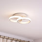 Lustra LED VERTEX Circula Cercuri Suprapuse, 44W, 2 Cercuri, Lumina Rece/Calda/Neutra, Alb