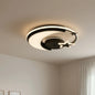 Lustra LED cu telecomanda ALYONA, 44W, lumina Rece/Calda/Neutra, Dimabila, Negru