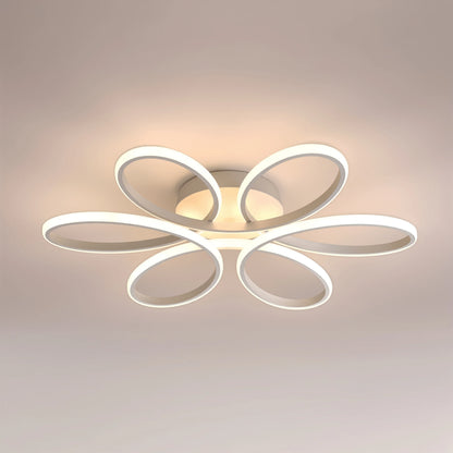 Lustra LED cu telecomanda ELIZA, 65W, lumina Rece/Calda/Neutra, Dimabila, Alb