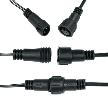 Ghirlanda luminoasa tip perdea Premium 500 LED-uri, 22,5m, 30Wati, interior/exterior, cu flash, alb cald (galben)