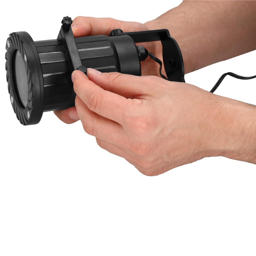 Instalatie de exterior, proiector laser, 20 moduri de iluminare multicolor