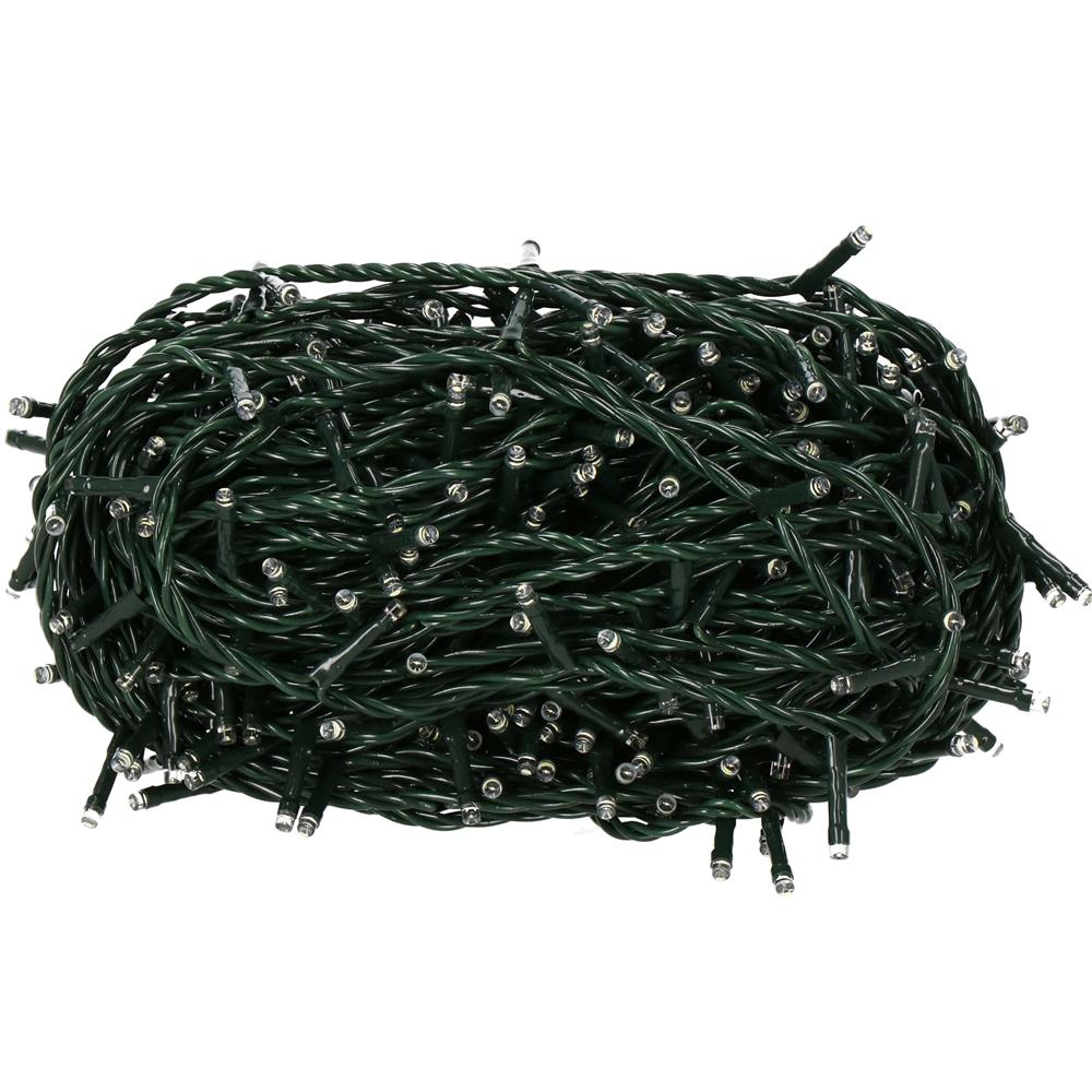 Instalatie lumini pentru bradul de Craciun, 25,5 metri, 400 LED-uri, galben