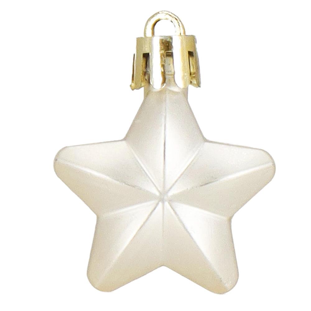 Set globuri si decoratiuni de Craciun, 70 piese, diverse dimensiuni, auriu si crem