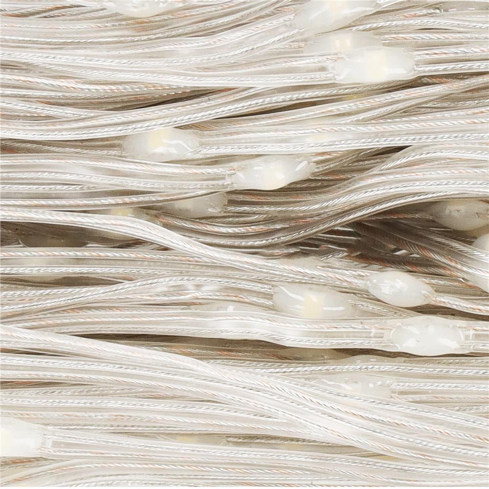 Ghirlanda luminoasa tip perdea 300 LED-uri, 3x3m, pentru interior, cu telecomanda, alb cald (galben)