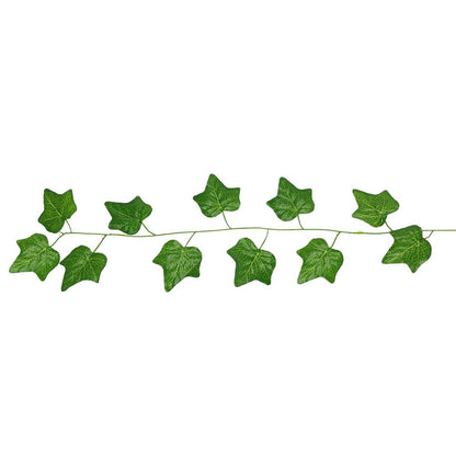Set 6 ghirlande iedera artificiala pentru decorare, 6x208cm, frunze mici, verde