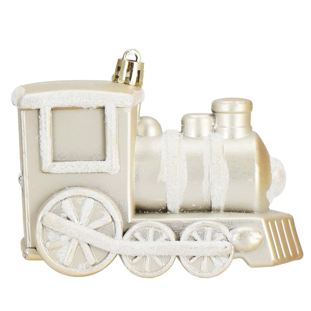 Set globuri si decoratiuni de Craciun, 70 piese, diverse dimensiuni, auriu si crem