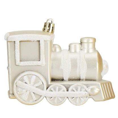 Set globuri si decoratiuni de Craciun, 70 piese, diverse dimensiuni, auriu si crem