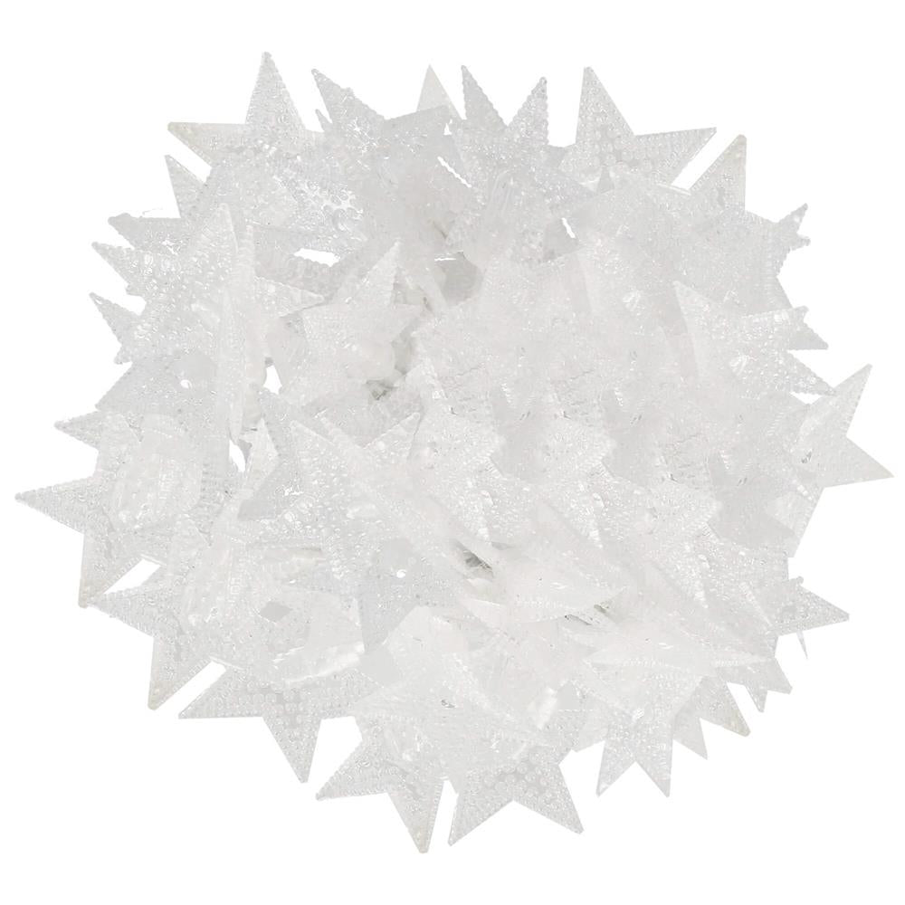 (DL) Instalatie stelute luminoase pentru gradina, 5 metri, 50 LED-uri, cu baterii, galben