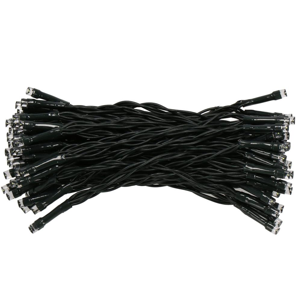 Instalatie lumini de exterior pentru gradina, 5 metri, 50 LED-uri, cu baterii, galben