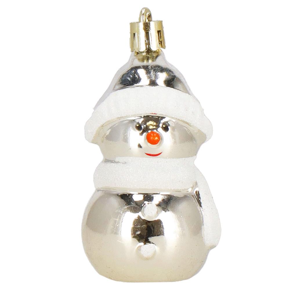 Set globuri si decoratiuni de Craciun, 70 piese, diverse dimensiuni, auriu si crem