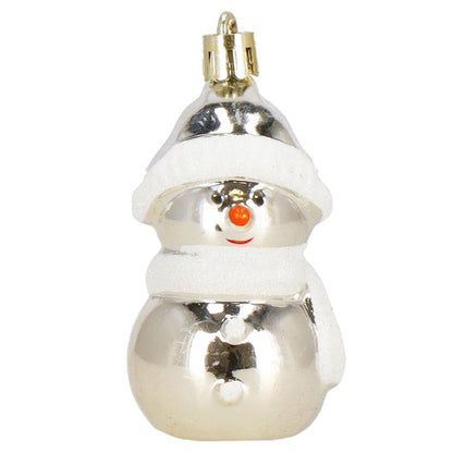 Set globuri si decoratiuni de Craciun, 70 piese, diverse dimensiuni, auriu si crem