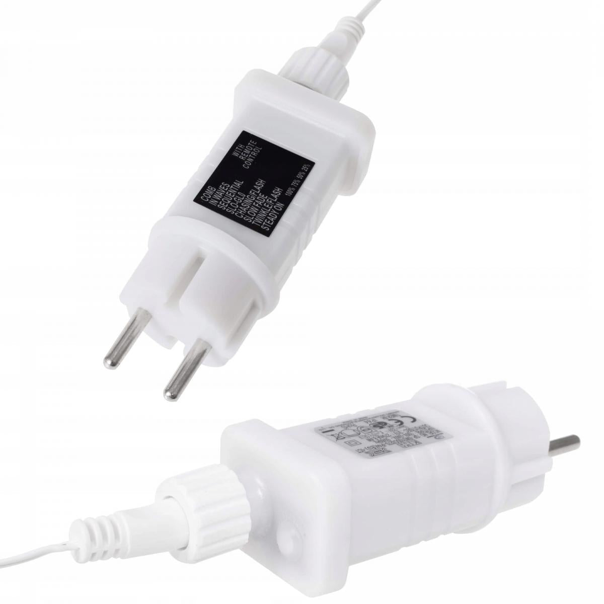 (DL) Ghirlanda luminoasa 500 LED-uri, 20m, pentru interior/exterior, telecomanda, iluminare multicolora