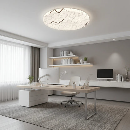 Plafoniera LED 35 cm, 31W, 3000K / 4000K / 6000K, Alb, Metal si Acril