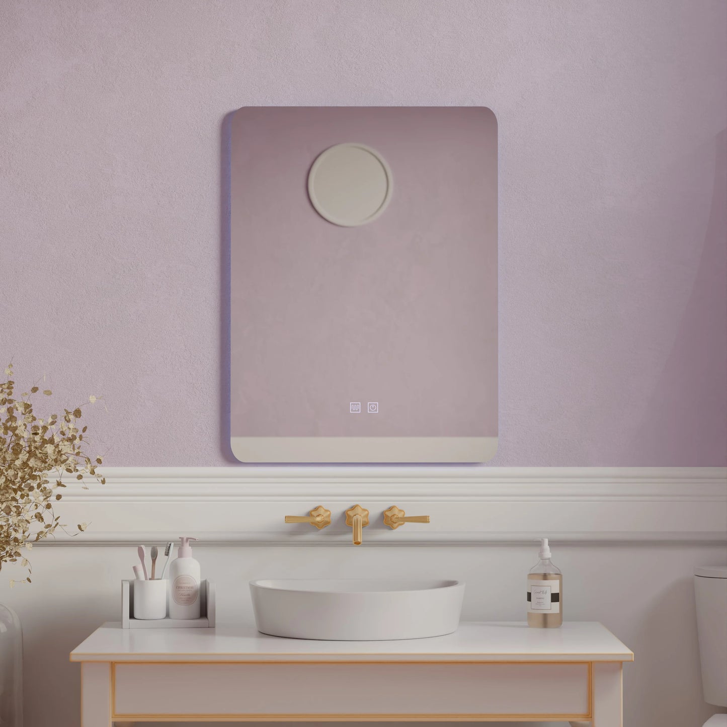 Oglinda LED Touch Alexandra,Sistem Dezaburire 45X60cm