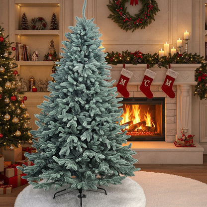 Brad artificial Christmas Deluxe by , Laponia Select argintiu, integral 3D, 230cm