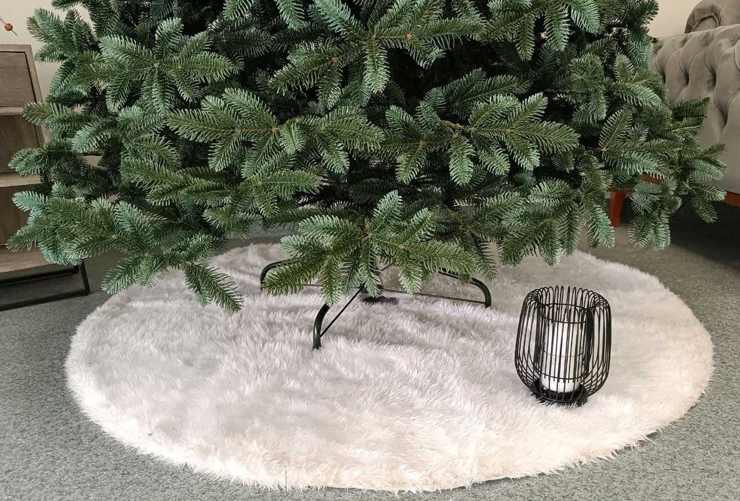 Brad artificial Christmas Deluxe by , Canada argintiu, 3D, 250cm