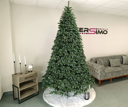 Brad artificial Christmas Deluxe by , Canada argintiu, 3D, 250cm