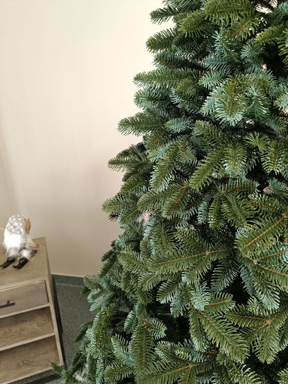 Brad artificial Christmas Deluxe by , Canada argintiu, 3D, 210cm