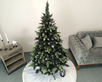 Brad artificial Christmas Deluxe by , Diamant, 2D+3D, 180cm