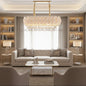 Candelabru Cristal PETAL Regalis 12xE14, 80x30 cm, Auriu, Inaltime Reglabila, Metal si Cristal