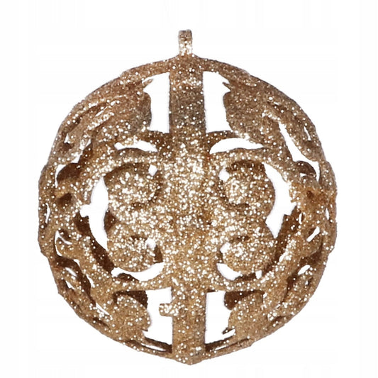 Set globuri si decoratiuni de Craciun, 101 piese, diverse dimensiuni, roz auriu