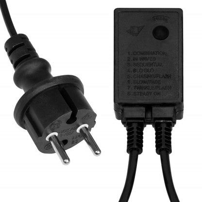 Instalatie tub furtun luminos pentru Craciun, 240 LED-uri, 10m, albastra