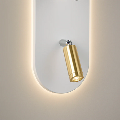 Lustra LED cu Proiector Reglabil FISSO Camilla, 69W, lumina Rece/Calda/Neutra, Auriu Lucios