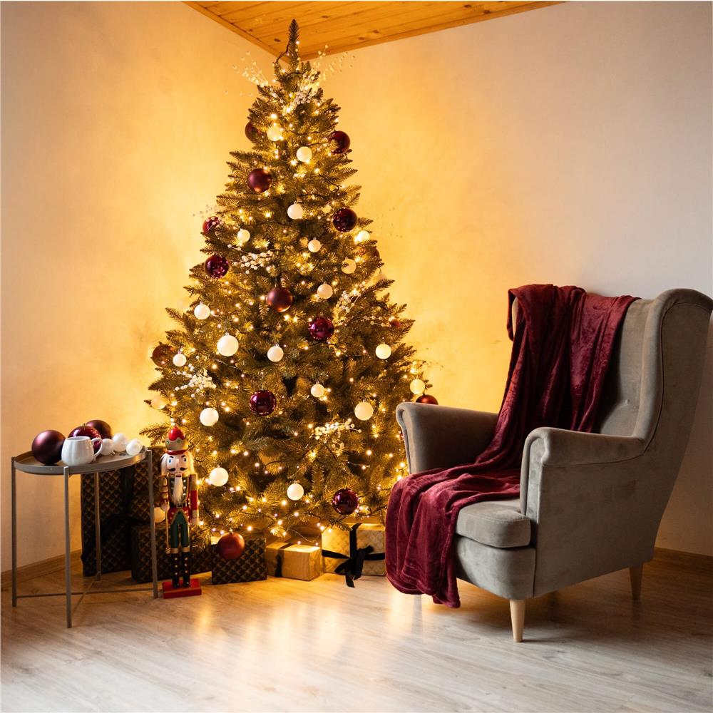 Brad artificial Christmas Deluxe by , Caucazian Premium, 2D, 220cm