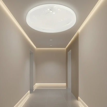 Plafoniera LED Raza 23 cm, 22W, 3000K / 4000K / 6000K, Alb, Metal si Acril