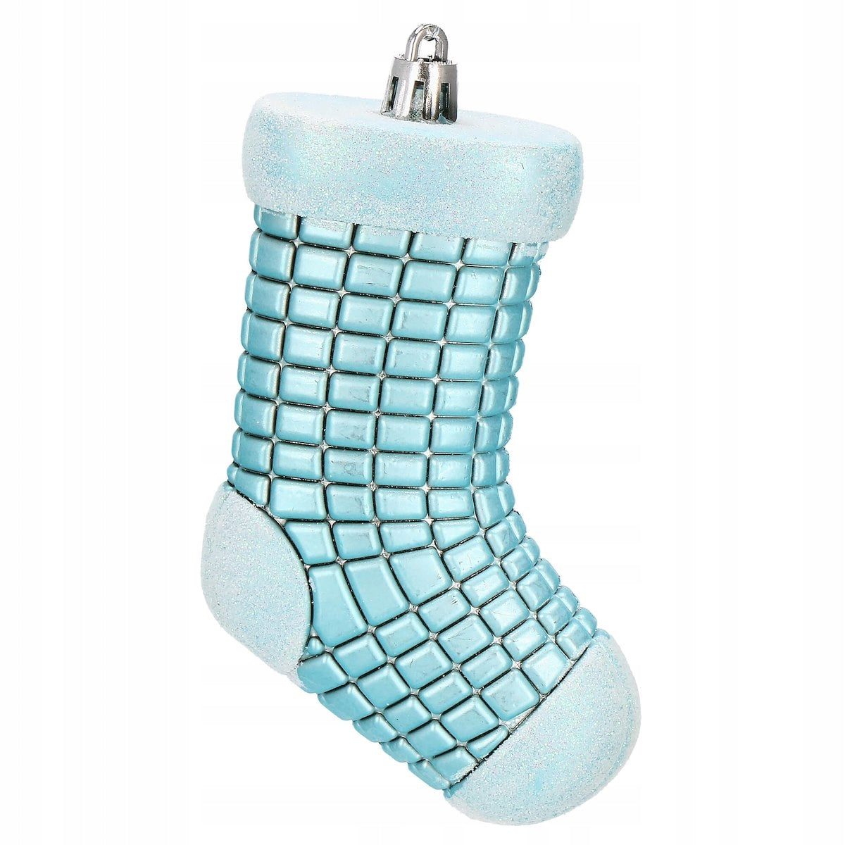 Set globuri si decoratiuni de Craciun, 77 piese, diverse dimensiuni, albastru