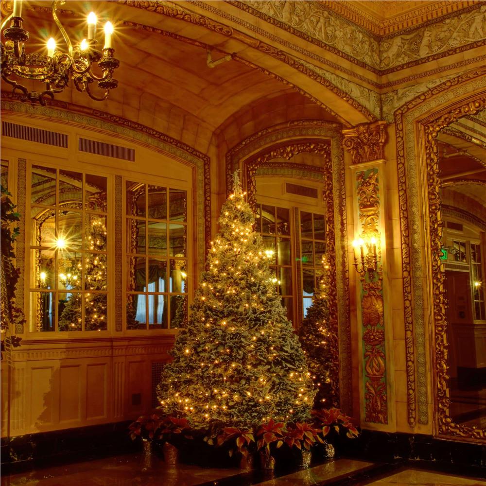 Instalatie lumini pentru bradul de Craciun, 17,5 metri, 300 LED-uri, 8 functii, alb cald