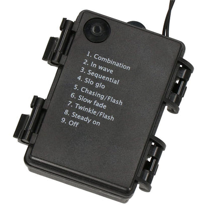 Instalatie lumini de exterior pentru gradina, 9 metri, 120 LED-uri forma cristal, cu baterii, alb