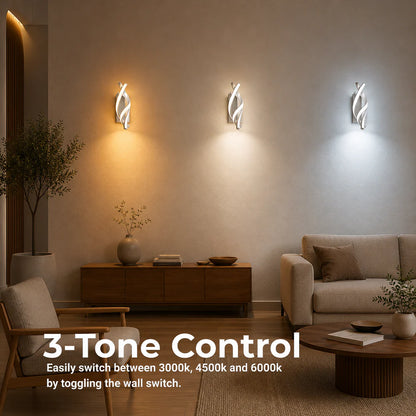 Aplica LED Reid 45W, Lumina Rece/Calda/Neutra, Alb