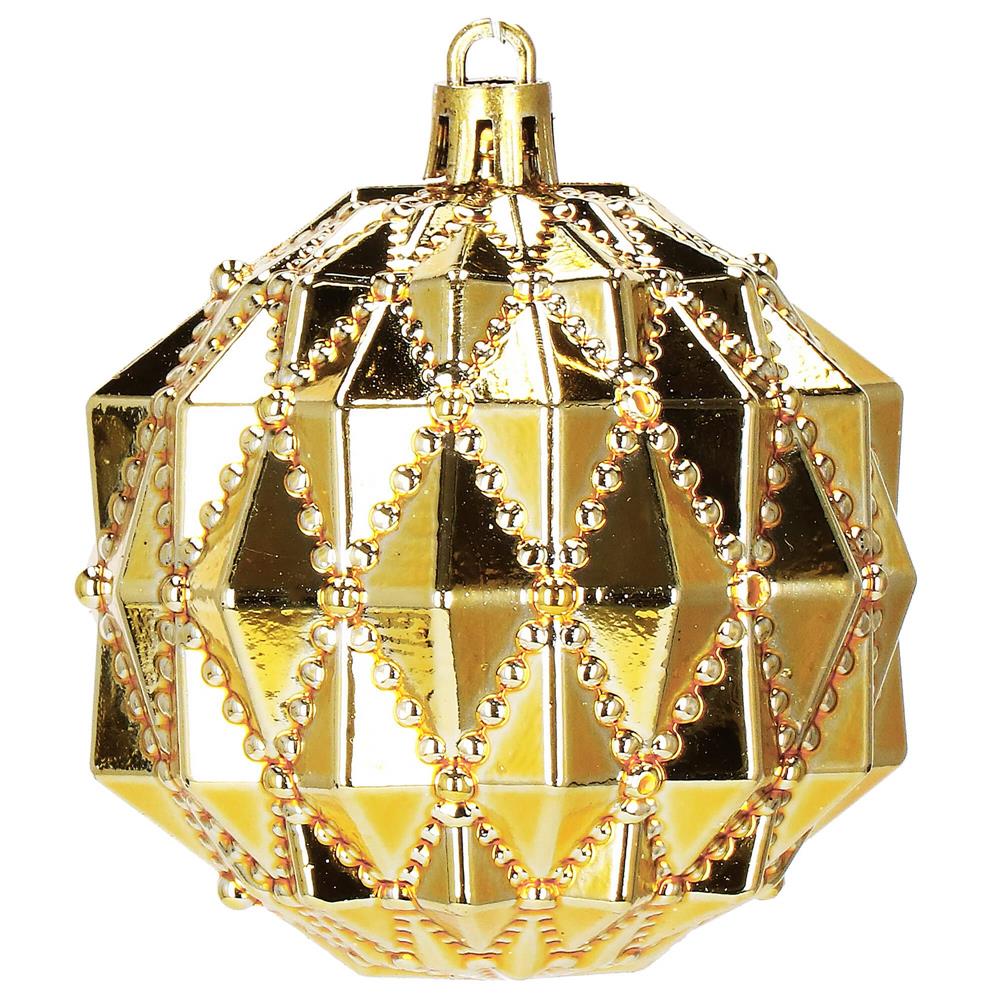 Set globuri de Craciun, 16 bucati, 8cm, 6 modele, negru auriu