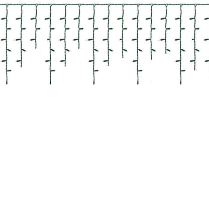 Ghirlanda luminoasa tip perdea Premium 500 LED-uri, 22,5m, 30Wati, interior/exterior, cu flash, alb rece