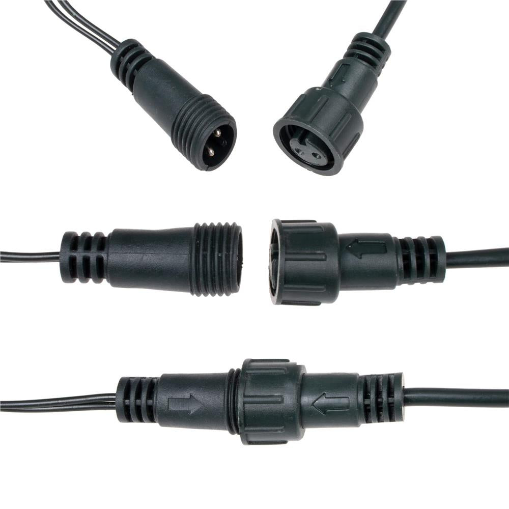 Instalatie lumini pentru bradul de Craciun, 17,5 metri, 300 LED-uri, 8 functii, multicolor