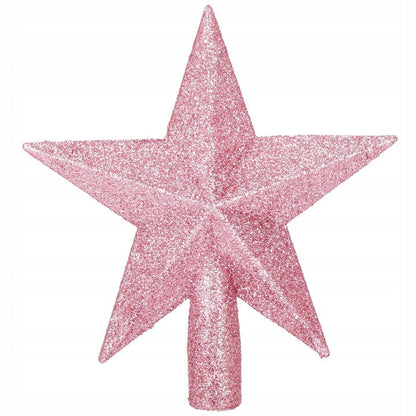 Set globuri si decoratiuni de Craciun, 101 piese, diverse dimensiuni, alb roz