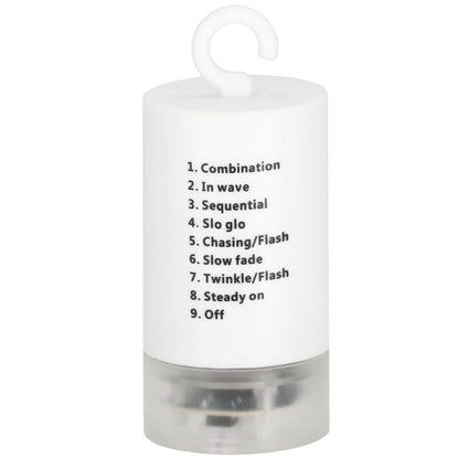 (DL) Instalatie lumina decorativa STAR cu 100 LED-uri, diametru 30cm, alimentare baterii, iluminare galbena