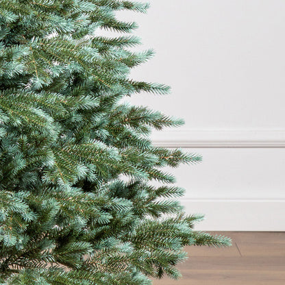 Brad artificial Christmas Deluxe by , Alaska Select verde argintiu, integral 3D, 230 cm