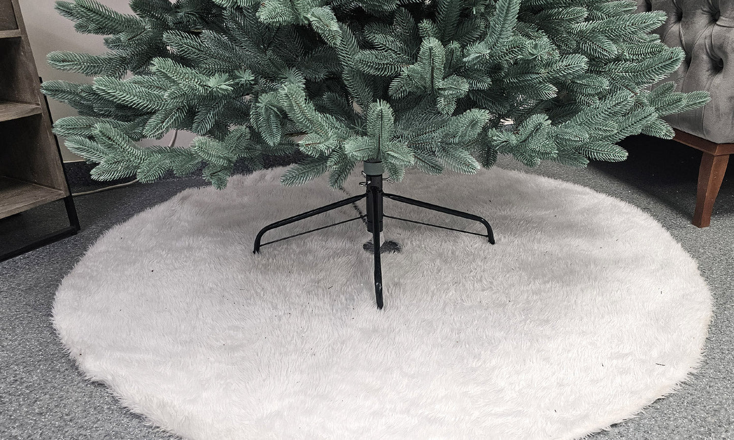 Brad artificial Christmas Deluxe by , Laponia Select argintiu, integral 3D, 230cm