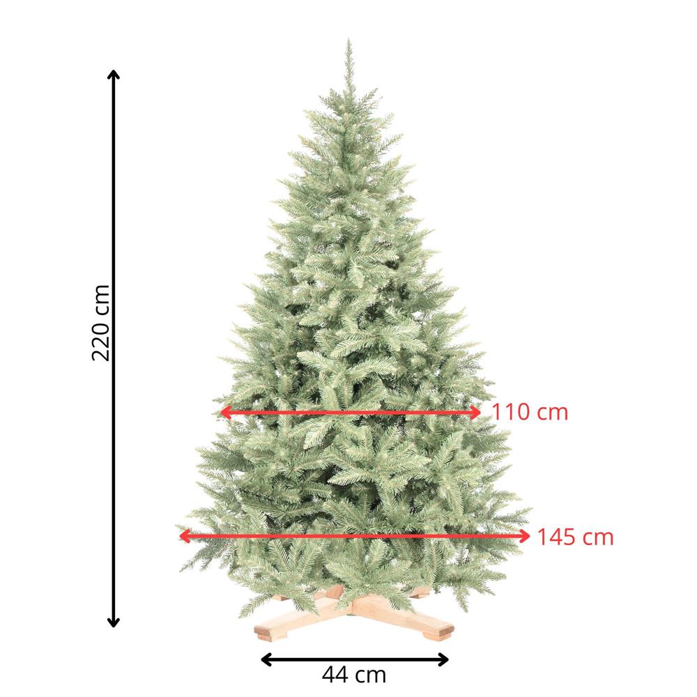 Brad artificial Christmas Deluxe by , Caucazian Premium, 2D, 220cm