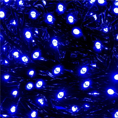 Instalatie lumini pentru bradul de Craciun, 19,5 metri, 300 LED-uri, albastru