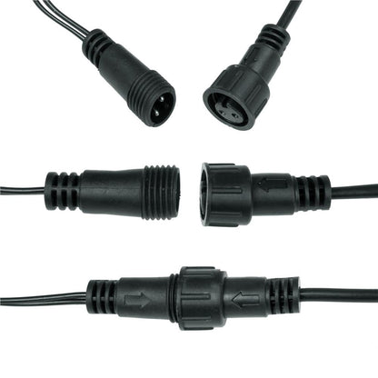 Ghirlanda luminoasa tip perdea Premium 300 LED-uri, 14,5m, 18Wati, interior/exterior, cu flash, alb rece