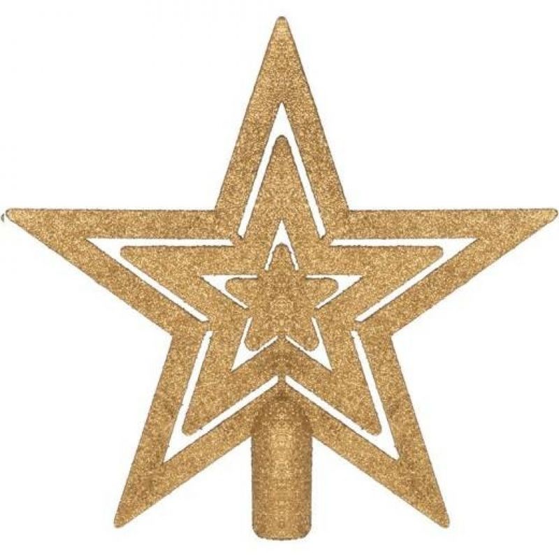 Set globuri si decoratiuni de Craciun, 51 piese, diverse dimensiuni, auriu