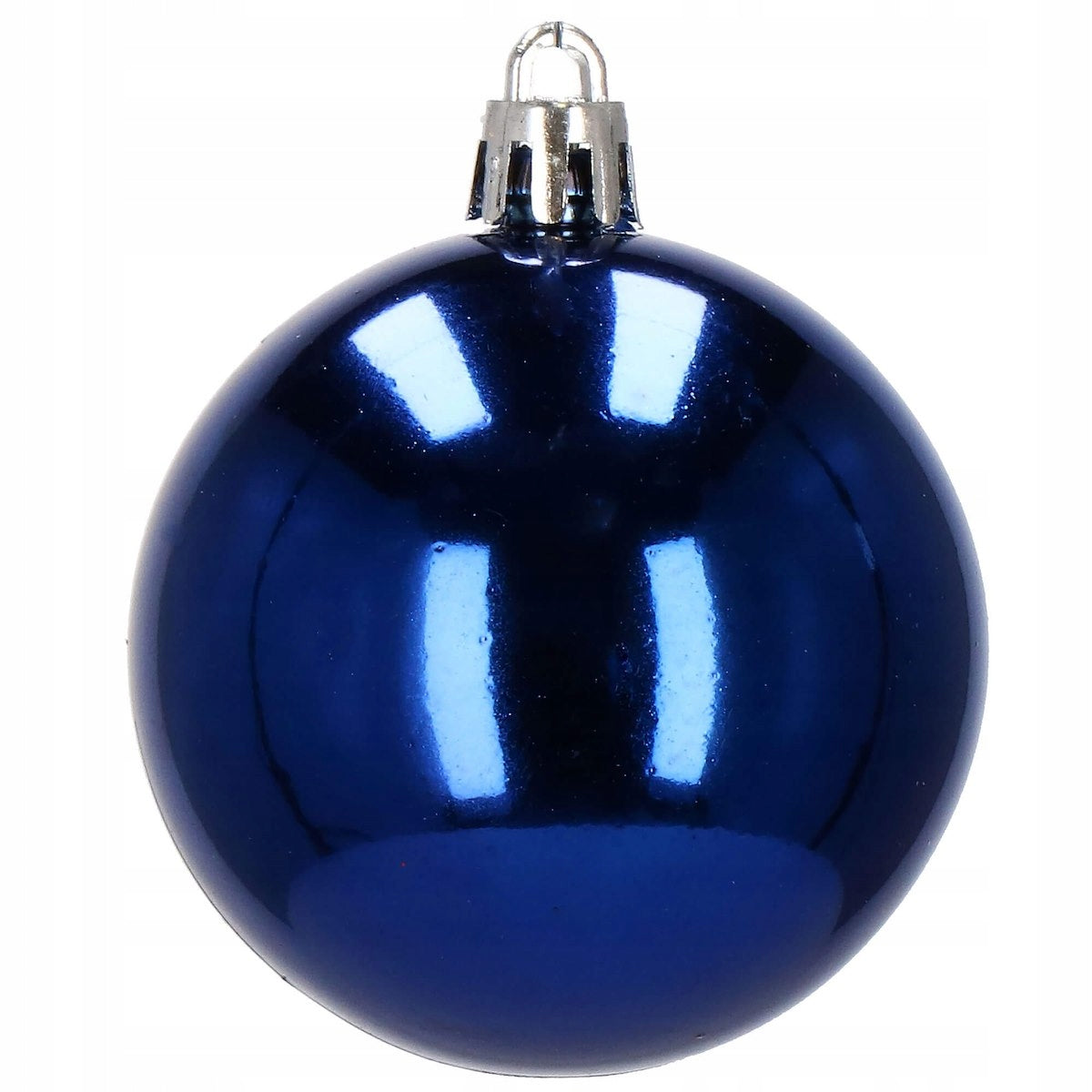 Set globuri de Craciun Inedit, 30 bucati, 6cm, transparente si albastru