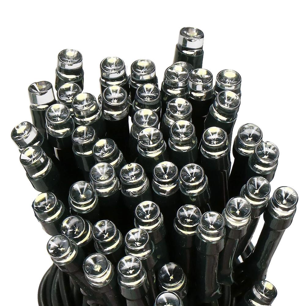 Instalatie lumini de exterior pentru gradina, 5 metri, 50 LED-uri, cu baterii, alb