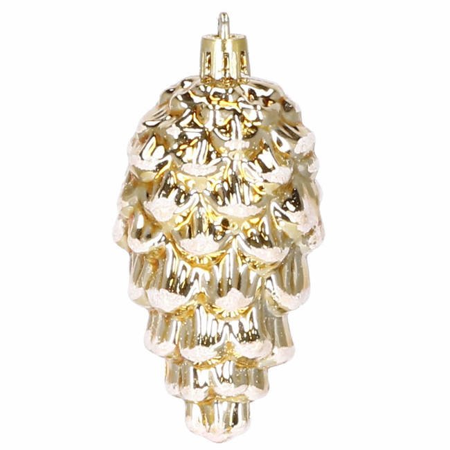 Set globuri si decoratiuni de Craciun, 72 piese, diverse dimensiuni, auriu